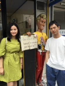 外国人観光客のスタイル写真