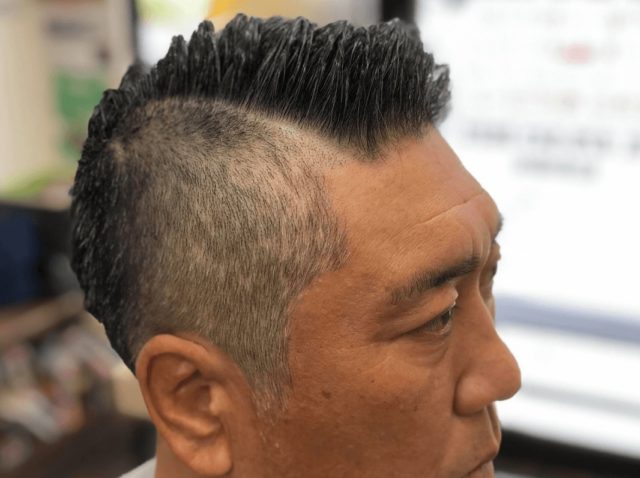 50代震災刈りの男性の画像