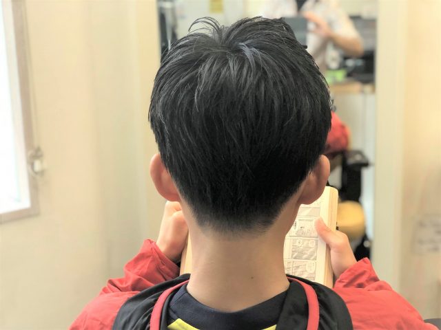 男の子の髪型の画像