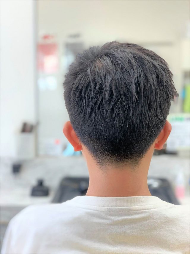中学生男子の髪型画像