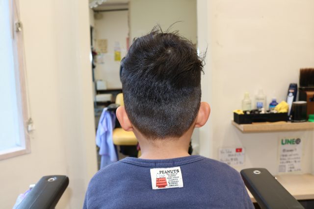 男の子の髪型の画像