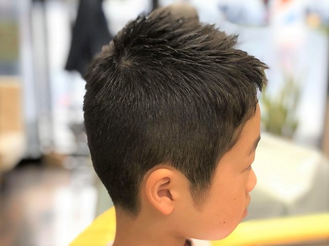 男の子の髪型の画像