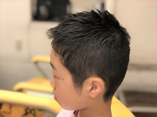 男の子の髪型の画像