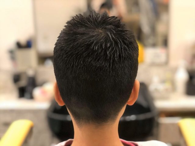 男の子の髪型の画像